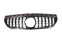 Front Ribbed Grill For Benz B For Class For W246 2012-2019 Front Mask Grid Bumper Grille Inlet Grill Tuning GT Diamond(15-19 G*T Black)