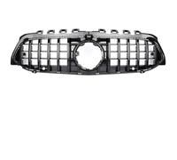 Front Ribbed Grill For Benz For W177 2019 2020 2021 2022 Auto Front Bumper GTR Grille Racing Grill(Black)