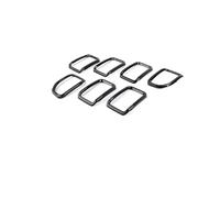 Front Ribbed Grill For Jeep For Compass 2021 2022 2023 2024 2025 Car Front Grille Decoration Ring Racing Grills Frame Cover Trim