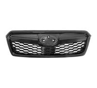 Front Ribbed Grill For Subaru For Forester 2013-2018 Car Front Bumper Grill Mask Radiator Grille Racing Grills(Black)