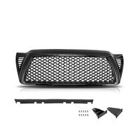 Front Ribbed Grill For Toyota For Tacoma 2005-2011 1Pcs Front Bumper Black Dragon Style Mesh Grill Hood Gloss ABS Plastic