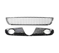 Front Ribbed Grill For VW For Golf 6 For MK6 2009-2013 Honeycomb Mesh Car Front Bumper Lower Fog Light Vent Grille Cover Case Radiator