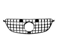 Front Ribs Grill For Benz W166 Gle63 Amg 2016-2019 All Black Gtr Style Front Bumper Grille Grill