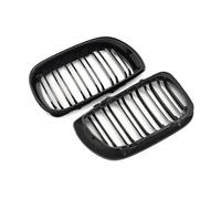 Front Ribs Grill For BMW E46 3 Series 2002-2005 Car ABS Front Bumper Radiator Kidney Grilles Gril Gloss Black