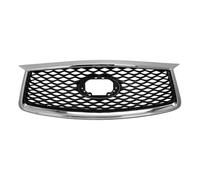 Front Ribs Grill For Infiniti Qx50 Qx50 2018 Car Front Bumper Grill Mesh Bumper Hood Mask Radiator Grille Racing Grills Upper Bumper Hood Mesh