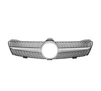 Front Ribs Grill For Mercedes For Benz Cls W219 Cls350 Cls500 2005-2008 Front Glossy Black Gtr Style Racing Grille Diamonds Style Bumper Grilles(Diamonds-Silver)