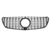 Front Ribs Grill For Mercedes For Benz V W447 V250 V260 2016-2020 Glossy Black GTR Style Bumper Grille Chrome Black Diamonds Style Upper Grilles(OneColor)