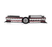 Front Ribs Grill For Vw For Golf 6 Mk6 2009-2013 Gti Style Honeycomb Mesh Car Front Bumper Radiator Grille Center