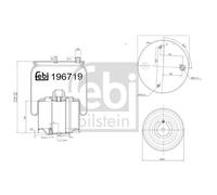 FEBI BILSTEIN 196719 Boot, air suspension