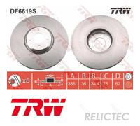 Front Right Brake Disc BMW:E71 E72,F15,E70,F16 F86,F16,X6,X5 34116782068 6782068