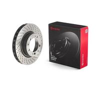 Brembo Brake Disc 09.8421.11 - Vented Drilled UV-Coated - Front Right - Fits Porsche 911