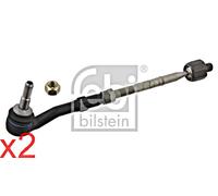 Front Rod Assembly FEBI x2 pcs Fits BMW E65 E66 E67 32106777268