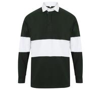 Front Row Adults Unisex Panelled Tag Free Rugby Shirt RW6649