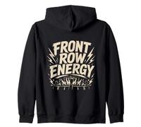 Front Row Energy Loud Concert Crowd Rock Festival Zip Hoodie