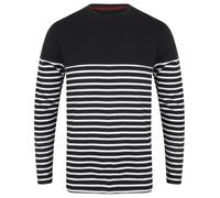 Front Row Long sleeve Breton striped T - Mens T-Shirt, 100% Cotton, Oeko-Tex