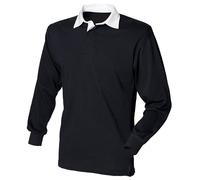 Front Row Long Sleeve Classic Rugby Polo Shirt / N/A N/A PC2106