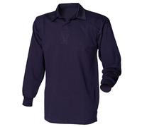 Front Row Long Sleeve Classic Rugby Polo Shirt PC2106