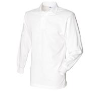 Front Row Long Sleeve Classic Rugby Polo Shirt PC2106