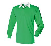 Front Row Long Sleeve Classic Rugby Polo Shirt PC2106