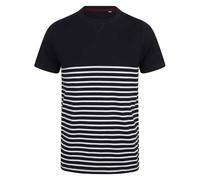 Front Row Men's Breton Striped T-Shirt in Navy | Size: Medium FRONT ROW Navy M