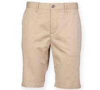 Front Row Men's Chino Stretch Shorts in Stone | Size: 38R FRONT ROW Stone 38R