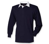 Front Row Mens Classic Long-Sleeved Rugby Shirt PC5491