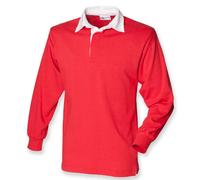 Front Row Mens Classic Long-Sleeved Rugby Shirt PC5491