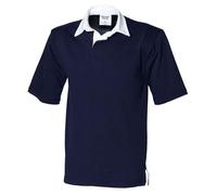 Front Row Mens Heavyweight Short-Sleeved Rugby Polo Shirt PC5981