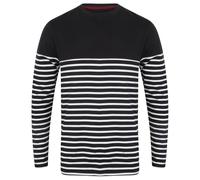 Front Row Mens Long Sleeve Breton Stripe T-Shirt PC2943
