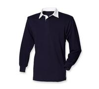Front Row Men's Long-Sleeved Top Blu Navy / bianco L