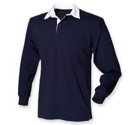 Front Row Men's Original Rugby Shirt in Navy | Size: 3XL FRONT ROW Navy 3XL