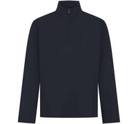 Front Row Men's Pique Quarter Zip Sweatshirt in Navy | Size: Large FRONT ROW Navy L
