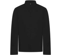 Front Row Men's Premium Pique Quarter Zip Top in Black | Size: Large FRONT ROW Black L