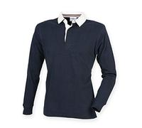 Front Row Mens Premium Superfit Rugby Shirt Navy L