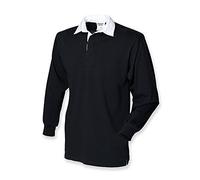 Front Row Original Rugby Shirt : Color - Black : Size - XXL