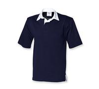 Front Row Short Sleeve Rugby Shirt : Color - Navy : Size - XL