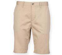 Front Row Stretch chino shorts - Flat front chino short, Tag-free