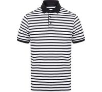 Front Row Striped Jersey Polo Shirt Men Cotton Casual Leisurewear
