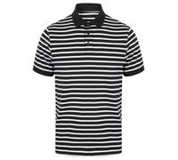 Front Row Striped Jersey polo shirt - Stretch ribbed collar and cuffs
