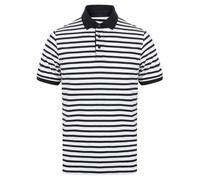 Front Row Unisex Adult Striped Jersey Polo Shirt RW9995
