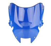 Front Screen Wind Deflectors For Super For Hawk 1000 For VTR1000F 1997-2004 2005 Motorcycle Windshield Street Windscreen Screen Double Bubble Windproof Windscreen(Blue)