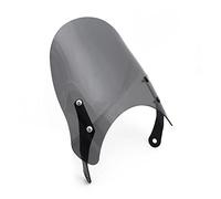 Front Screen Wind Deflectors For Universal Motorcycle Windshield Round Lights Street Windscreen Screen Fairing Instrument Visor Windscreen(Zwart)