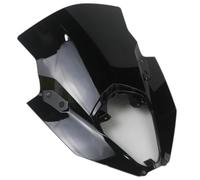 Front Screen Windshield For Kawasaki For Ninja 650 EX650 ER-6F ER6F For Ninja650 ER 6F 2020 2021-2024 Screen Motorcycl Windshield WindScreen Black(Black)