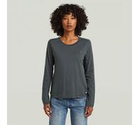G-star Front Seam Long Sleeve T-shirt Grey 2XS Woman