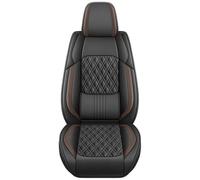 Front Seat Cover 1Pcs Diamond Summer Breathable PU Leather Car Seat Covers Interior Protector Accessories For A4 B7(Brown)