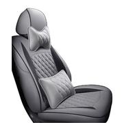 Front Seat Cover 1PCS Driver Seat Covers Leather Custom Non-Slip Car Pads For BMW E39 1995-1999 2000 2001 2002 2003 2004(Gray,Luxury)