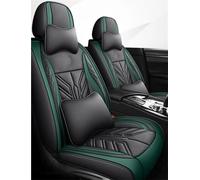 Front Seat Cover For Dodge For Caliber Universal Style PU Leather Car Seat Covers Interior Protector Accessories(GREEN,Luxury)