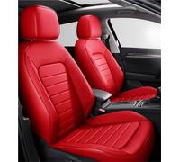 Front Seat Cover For VW For Passat B8 2017 2018 2019 Leather Auto Luxury Car Seat Covers Full Set Interior Accessories(Red)