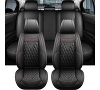 Front Seat Cover Luxury Leather Car Seat Protector Cover Universal Interior Accessories For Nissan For X-Trail T31(Black)