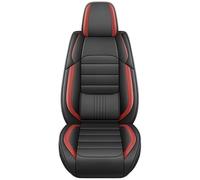 Front Seat Cover PU Leather Luxury Car Seat Protector Cover Full Set Interior Decoration Accessories For Hyundai For I30 For Santa Fe(1PCS Red)